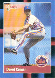 1988 Donruss Baseball Cards    653     David Cone